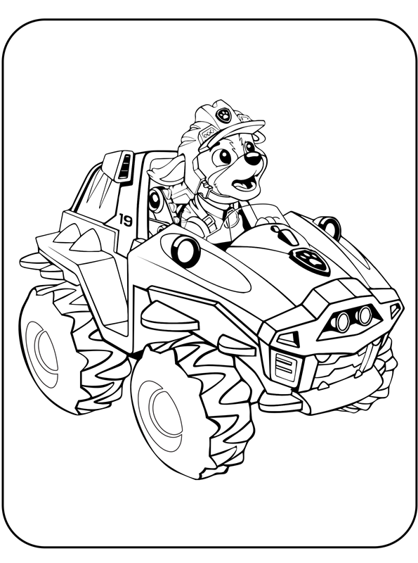 Kids-n-fun | Kleurplaat Paw Patrol Dino Rescue dino rescue